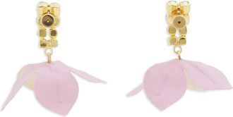 Marni Womens Multicolor Brass Earrings