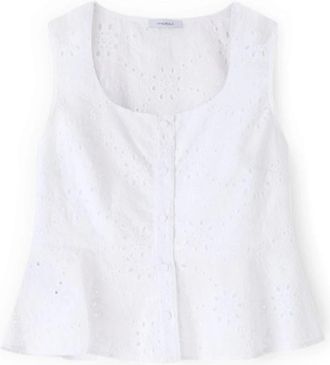 Motivi Sleeveless Tops - Dames - Tops zonder mouwen - Wit - M - Tops