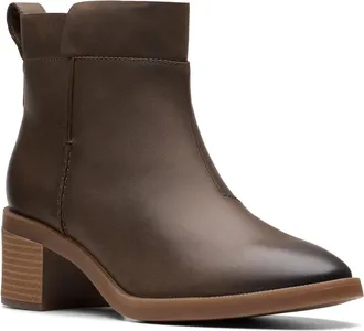 Clarks Lileigh Charm Leather Bootie