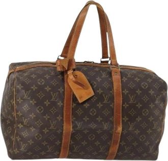 Louis Vuitton Pre-owned Weekend Bags, female, Brown, Size: ONE SIZE Pre-owned Canvas Weekend Bag