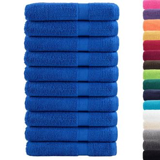 Berkfield Home Premium Towels SOLUND 10pcs Blue 100x200cm 600gsm