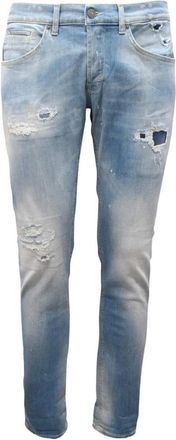 Dondup Heren, Jeans, Blauw, Maat: W32 Katoen
