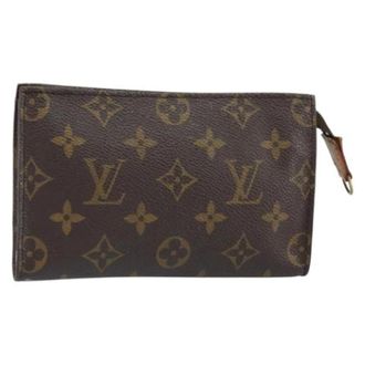 Louis Vuitton Pre-owned Clutches, female, Brown, Size: ONE SIZE Pre-owned Vintage Canvas Clutch