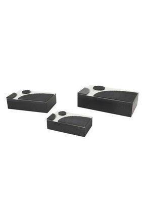 Uma 3-Piece Jewelry Box Set in Black Multi at Nordstrom Rack