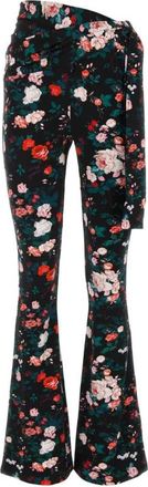 Paco Rabanne Gedrukte Slim Fit Broek - Dames - Wijde Broeken - Zwart - S - Broeken