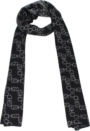 Jimmy Choo London Black Acetate Womens Scarf