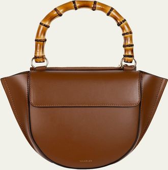Wandler Hortensia Mini Leather Top-Handle Bag