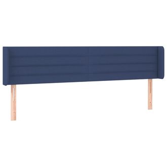 vidaXL Cabecero De Tela Azul 183x16x78/88 Cm Vidaxl