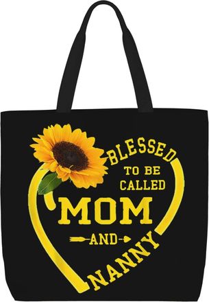 Generic Women Handbag Blessed To Be Called Mom Women Tote Bag Lightweight Fashion Beach Travel Bags, For Birthday, Graduation, Daily, Swim, Gym