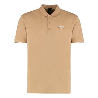 HUGO BOSS Polo Shirts, male, Beige, XL, Paddy Polo