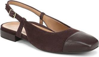 Vionic Petaluma Slingback Flat in Cafe Noir at Nordstrom, Size 9.5