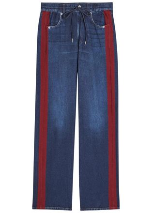 Rag & Bone Rag & Bone Miramar Jeans-print Terry Track Pants - Blue - XL (UK16 / XL)