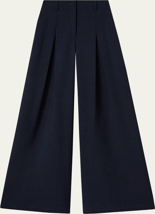 Lafayette 148 New York x The Morning Show Warren Wide-Leg Wool Pants