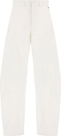 Herno Broeken, Dames, Beige, XS, Tapered Broeken