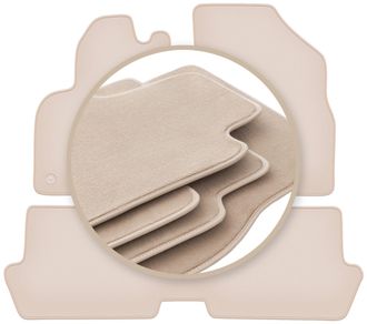 OEM Alfombrillas Premium Beige Para: Peugeot 3008 I Monovolumen 2009-2016