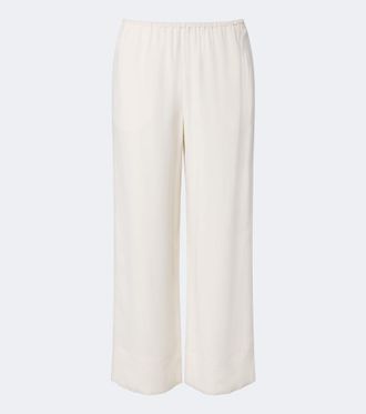 Toteme Pantaloni a gamba larga in cady di seta