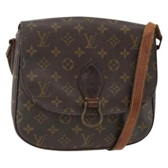 Louis Vuitton Pre-owned Cross Body Bags, female, Brown, Size: ONE SIZE Pre-owned Saint Cloud Shoulder Bag