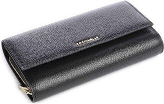 Coccinelle Womens Wallet Black Cowhide Bags