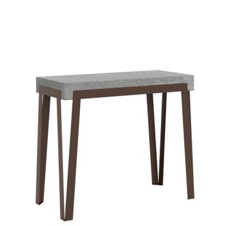 Itamoby Tavolo Consolle torino Allungabile In Legno Per Sala Da Pranzo -allungabile Fino A 196 Cm / Premium / Abete Natura