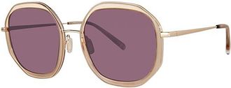 Paradigm Lena Apricot Womens Sunglasses Gold Size 55