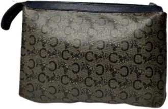 Celine Pre-owned Vintage Carriage Monogram Clutch - Dames - Vintage Clutch - Blauw - ONE Size - Leer - Vintage
