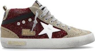 Golden Goose Mid Star Sneakers - Dames - Sneakers - Rood - 36 EU - Su&egrave;de - Schoenen