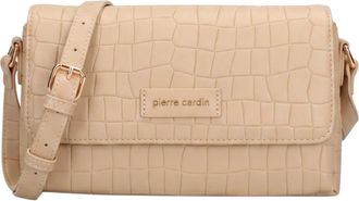 Pierre Cardin Elowen Prime Schoudertas - Dames - Schoudertassen - Beige - ONE Size - Leer - Tassen