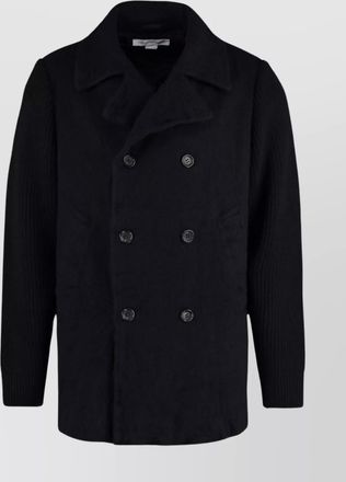 Comme Des Gar&ccedil;ons peacoat in wool blend