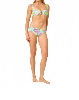 Lilly Pulitzer Lagoon Sarong Hipster Bottom In Multi Lilly Garden