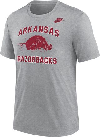 Nike Arkansas Razorbacks Nike Mens Football Tri-Blend T-Shirt in Grey | M21372P396ARKS-DGH