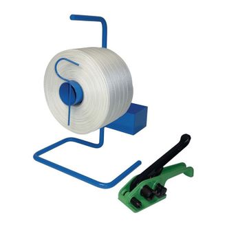 OEM Kit De Cerclage Bande-l.850m Bande-l.16mm Avec Distributeur Portable