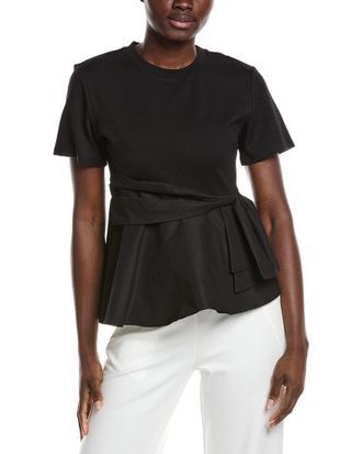 Gracia Crewneck Oversized Bow Top