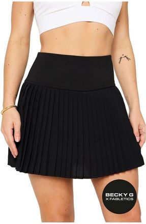 Fabletics Womens Hot Shot Pleated Skirt in Black at Nordstrom, Size Xx-Large