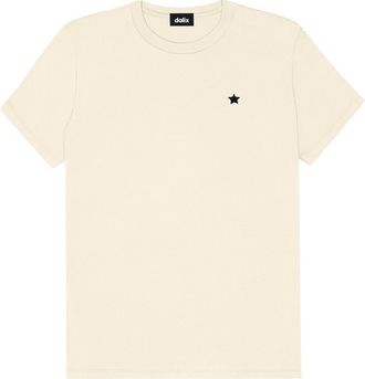 Dalix Womens Lil Star Lightweight Jersey Tee in Natural at Nordstrom, Size X-Large