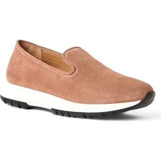 Aquatalia Karsin Weatherproof Sneaker in Clay Suede at Nordstrom, Size 10.5
