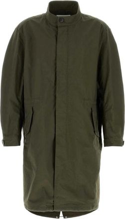 Givenchy Lange Parka - Heren - Parka Jassen - Groen - XL - Katoen - Jassen