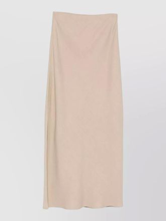 Brunello Cucinelli long skirt with high waist and side slit