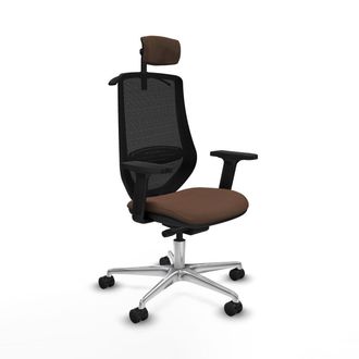 Piqueras y Crespo Piqueras Y Crespo Mardos Traslack Bali Silla De Oficina Negro Marr&oacute;n