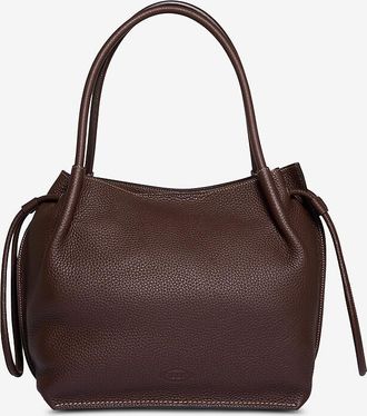 Tod's Bucket-Tasche aus genarbtem Leder T Timeless Medium
