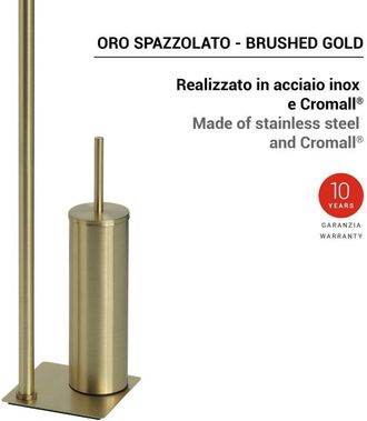 Gedy Gedy - Tr328800000 Trilly Toallero Y Columna De Pie Oro Cepillado - Ref: Tr328800000