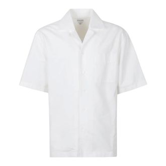 Bottega Veneta Shirt Compact Cotton Toile - Heren - Overhemden - Wit - Maat: M Katoen