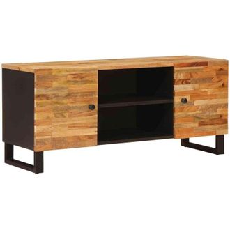 vidaXL TV Cabinet with Storage Brown 105 x 33 x 46 cm Solid Mango Wood vidaXL