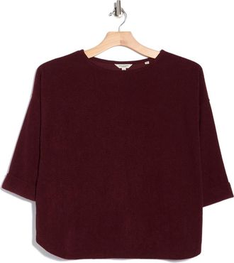 Max Studio Corduroy Knit Top in Wine at Nordstrom Rack, Size 1 X