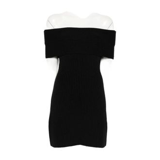 Givenchy Short Dresses, female, Black, S, Off-the-shoulder Mini Dress