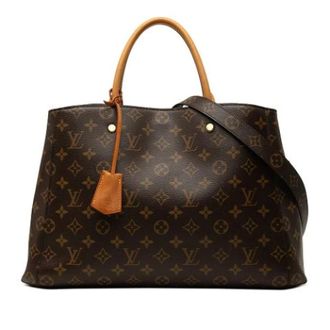 Louis Vuitton Tweedehands Canvas Louis Vuitton tassen - Dames - Pre-owned - Bruin - Maat: ONE Size