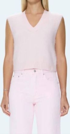 Pistola Denim Maxine Sweater Vest In Blush