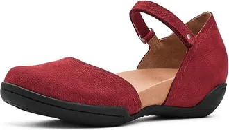 Jambu Margo Womens Sandals Deep Red : 7.5 M, Leather