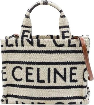 Celine Pre-owned Satchel - Dames - Vintage Shopper - Beige - ONE Size - Leer - Vintage