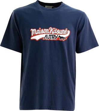 Autry T-shirt - Heren - T-shirts - Blauw - XS - Tops