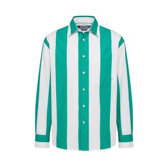 Jacquemus Casual Shirts, male, Multicolor, Size: S La Chemise Camargue